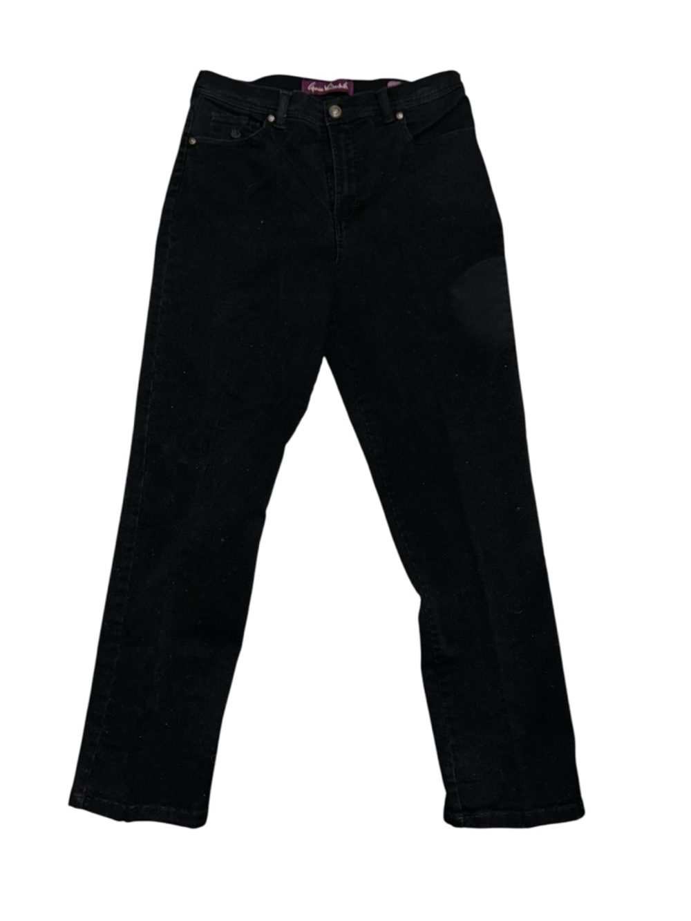Gloria Vanderbilt Amanda Classic High Rise Tapered Jeans - Black - Size 10